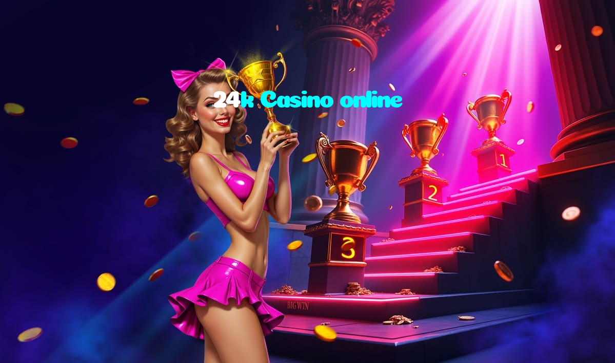 24k Casino online casino presented on mobile device in Pakistan with slots and live games